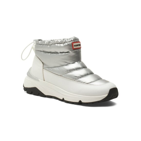 HUNTER Silver Waterproof Anne Snow Boots - Picture 1 of 2